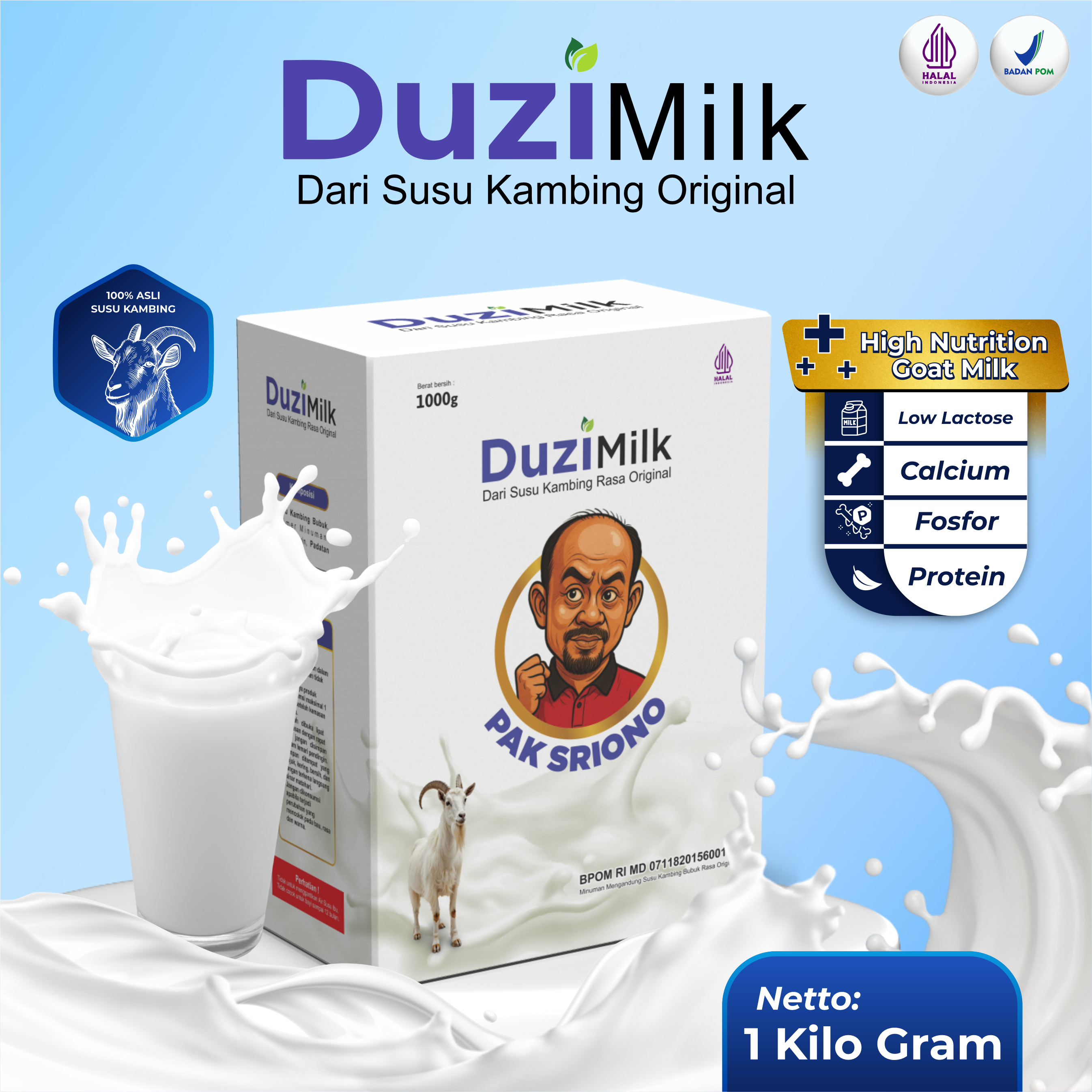 Duzi Milk Pak Sriono Susu Kambing Etawa